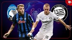 00h45 ngày 22/1, Atalanta vs Sturm Graz