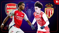 03h00 ngày 12/12: Arsenal vs Monaco 