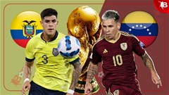 04h00 ngày 22/3: Ecuador vs Venezuela