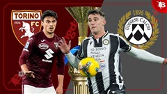 17h30 ngày 21/4: Torino vs Udinese
