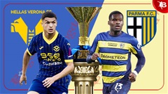 23h30 ngày 31/3: Verona vs Parma