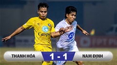 Tuấn Anh kiến tạo cực đẹp, Nam Định vẫn bị Thanh Hoá cầm hoà