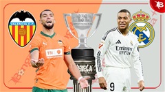 03h00 ngày 4/1: Valencia vs Real Madrid