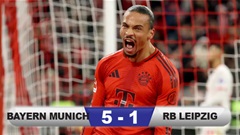 Bayern Munich mừng Giáng sinh bằng màn hủy diệt RB Leipzig