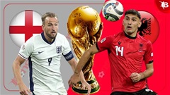 02h45 ngày 22/3: Anh vs Albania