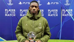 Ousmane Dembele từ chối nhận 1 giải thưởng sau trận thua Aston Villa