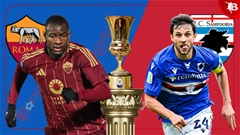 03h00 ngày 19/12: Roma vs Sampdoria