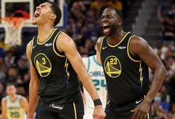 Jordan Poole thay Stephen Curry dội cơn mưa 3 điểm vào rổ Charlotte Hornets