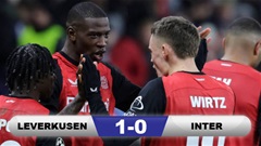 Thắng trận phút 90, Leverkusen chiếm ngôi nhì bảng của Inter
