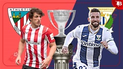 00h30 ngày 27/1: Bilbao vs Leganes