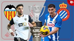 0h00 ngày 23/4: Valencia vs Espanyol