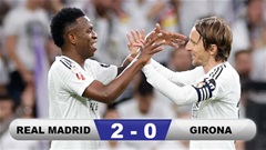Thắng dễ Girona, Real cân bằng điểm số với Barca