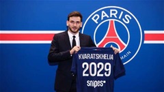 PSG ra mắt tân binh Khvicha Kvaratskhelia