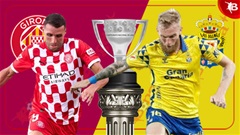 03h00 ngày 4/2: Girona vs Las Palmas