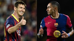 Raphinha cân bằng kỷ lục đáng kinh ngạc của Lionel Messi