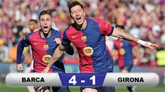 Barca tái lập cách biệt 3 điểm với Real Madrid