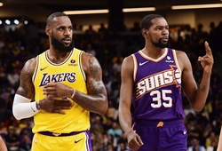 Nhận định bóng rổ NBA - Los Angeles Lakers vs Phoenix Suns ngày 26/02: LeBron đại chiến Durant