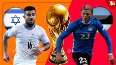 02h45 ngày 23/3: Israel vs Estonia