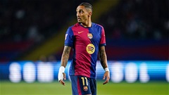 Vì sao Raphinha bị cho ngồi dự bị trước Betis?