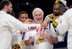 Sau HCV bóng rổ Olympic 2021, đội tuyển Mỹ chia tay “bố già” Gregg Popovich