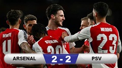 Arsenal vào tứ kết Champions League
