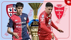 17h30 ngày 30/3: Cagliari vs Monza