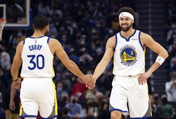 Klay Thompson cán mốc 3 điểm mới trong ngày tái xuất, hội ngộ cùng Stephen Curry
