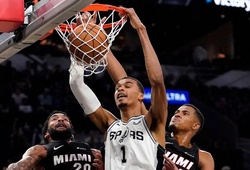 Victor Wembanyama rực sáng, Spurs đại thắng Miami Heat ở Preseason