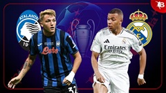 03h00 ngày 11/12: Atalanta vs Real Madrid