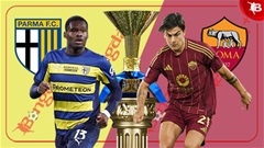 00h00 ngày 17/2: Parma vs Roma
