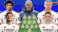 Zidane sắp dẫn dắt Real lần thứ 3, mang về 4 'bom tấn'