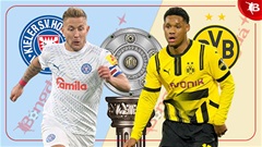 0h30 ngày 15/1: Holstein Kiel vs Dortmund