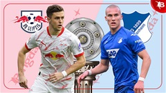 20h30 ngày 5/4: Leipzig vs Hoffenheim