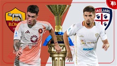 22h00 ngày 16/3: Roma vs Cagliari