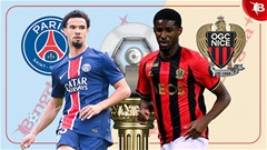 01h45 ngày 26/4: PSG vs Nice