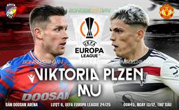 Nhận định Viktoria Plzen vs MU (0h45 ngày 13/12): Chờ Quỷ đỏ vượt khó
