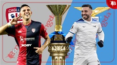 02h45 ngày 4/2: Cagliari vs Lazio