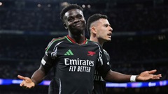 Tỷ lệ cược vô địch Champions League: Arsenal chỉ đứng thứ 3