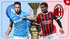 01h45 ngày 31/3: Napoli vs Milan