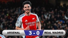 Hai siêu phẩm đá phạt của Declan Rice giúp Arsenal đặt một chân vào bán kết
