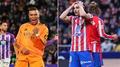 Vòng 21 La Liga: Real đại thắng, Atletico bị cầm hòa