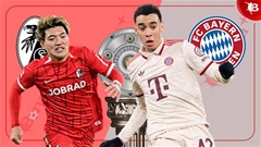 21h30 ngày 25/1: Freiburg vs Bayern