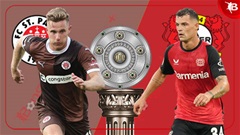 00h30 ngày 21/4: St.Pauli vs Leverkusen