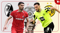 20h30 ngày 5/4: Freiburg vs Dortmund