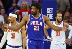 May mắn không bị truất quyền thi đấu, Joel Embiid ghi 50 điểm hạ gục Knicks trên sân nhà tại Game 3