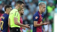 Dani Olmo mất một chiếc răng trong trận đấu với Betis