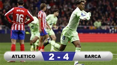 Barca ngược dòng mãn nhãn trước Atletico, chiếm lại ngôi đầu La Liga
