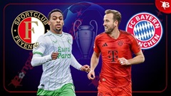 03h00 ngày 22/01: Feyenoord vs Bayern Munich 