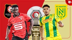 01h45 ngày 19/4: Rennes vs Nantes