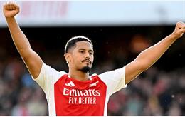 William Saliba báo tin vui cho người hâm mộ Arsenal